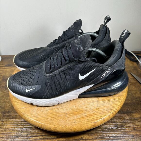 Nike Air Max 270 Men's Size 13 Black White Shoe Sneakers AH8050-002 - Picture 3 of 8